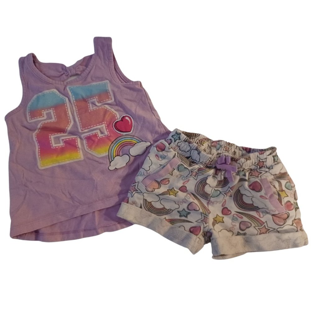 Healthtex (2T) skater theme tank top and shorts